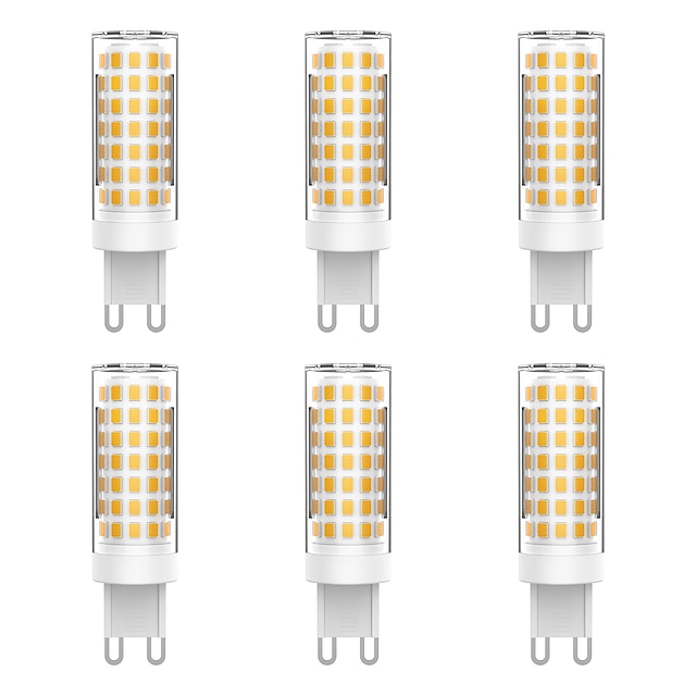  6pcs 5 W LED Candle Lights LED Corn Lights Reading Light 480 lm G9 T 88 LED Beads SMD 2835 110-130 V 200-240 V