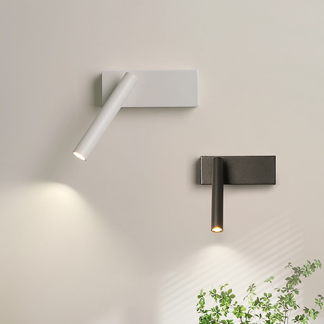  Lightinthebox светодиодные настенные лампы 7 Вт креативный поворотный регулируемый настенный светильник с дистанционным управлением прикроватная лампа для чтения для спальни