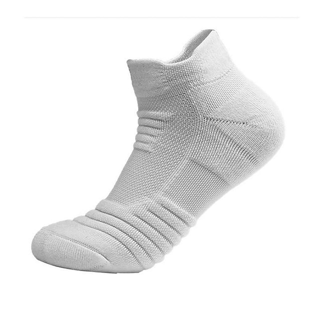  Voor heren 3 paar Sokken Enkelsokken Sportsokken Lage Sokken Zwart Wit Kleur Effen Buiten Alledaagse kleding Vakantie Dun Lente zomer Modieus Sport