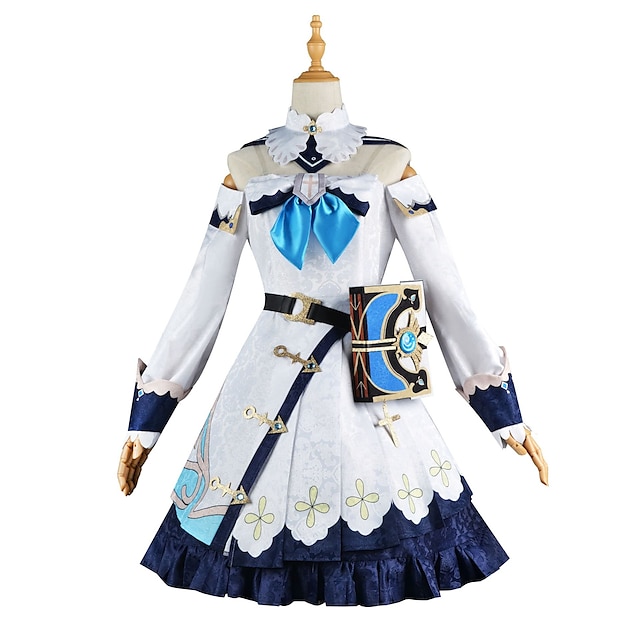  Inspired by Genshin Impact Barbara Anime Cosplay Costumes Japanese Cosplay Suits Costume For Women's