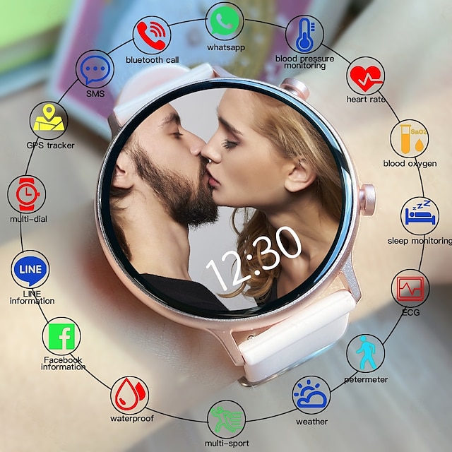  gw22se okosóra bluetooth hívás férfi női okosóra vérnyomás sport fitnesz tracker média vezérlő üzenet emlékeztető kompatibilis android samsung apple