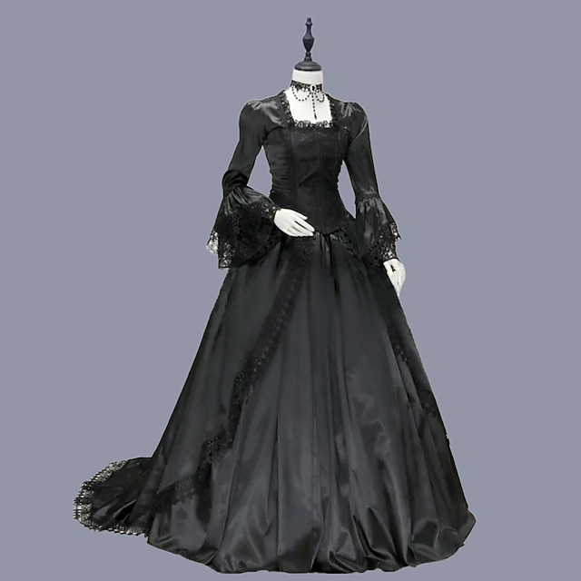 Maria Antonietta Rokokoo Viktoriaaninen Vintage mekko Tanssiaismekko