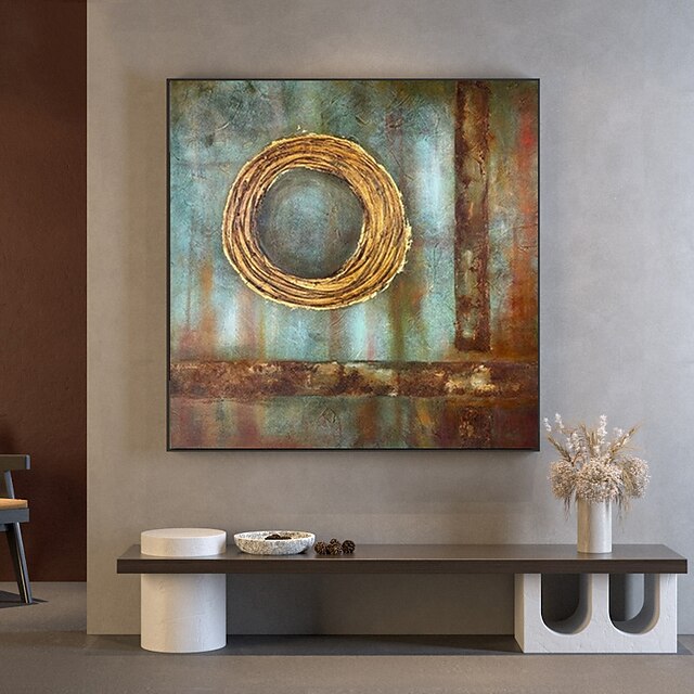 Oil Painting Handmade Big Size Painting Hand Painted Wall Art Gold Abstract Canvas Painting Home Decoration Decor No Frame Painting Only 17