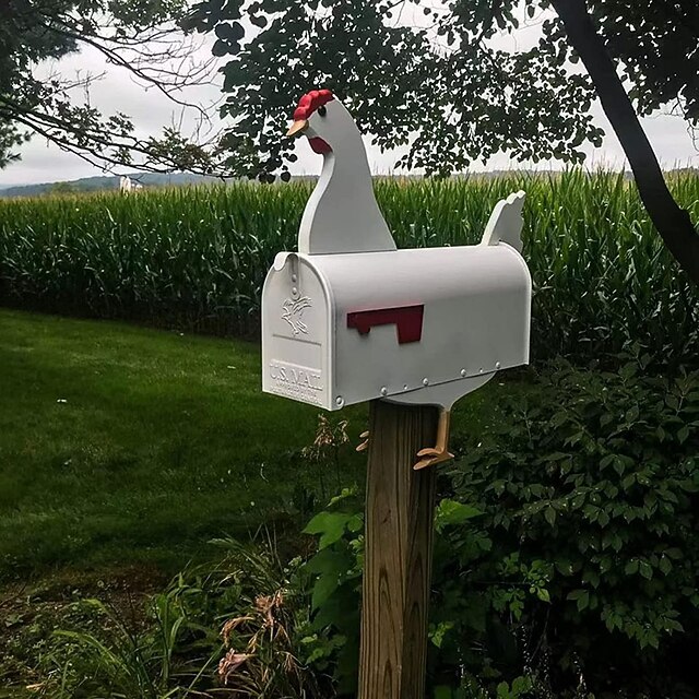 Unique Horses Cow Mailbox, Creative Personalised Animals Mailbox