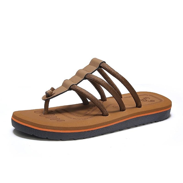  Summer New Flip-flops Men's Non-slip Vietnamese Slippers Clip-on Beach Wear Trend Casual Sandals And Slippers