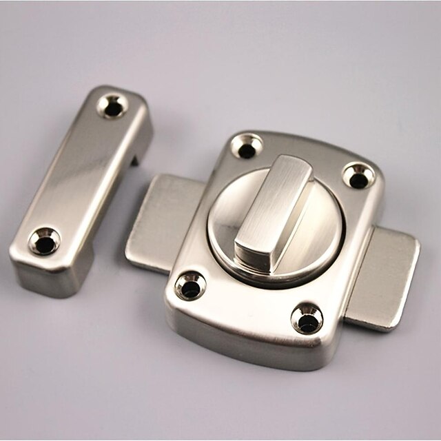 Home Security Door Lock Rotate Bolt Latch Gate Latches Door Slide Lock