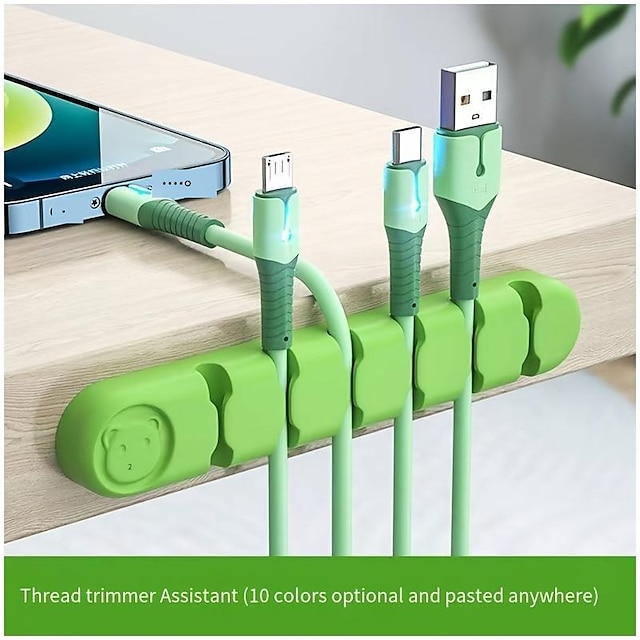  lxq Small Cuboid Cable Cord Holder