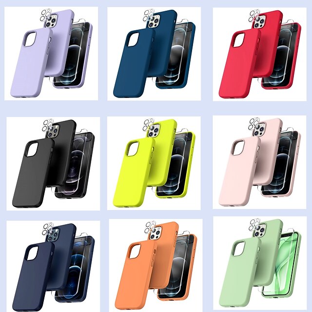  Phone Case For Apple Liquid Silicone Case iPhone 14 Pro Max 14 Plus 13 12 11 Pro Max X XR XS Phone 13 Pro Max 12 11 X XR XS Max 8 7 Dustproof Solid Colored Silica Gel