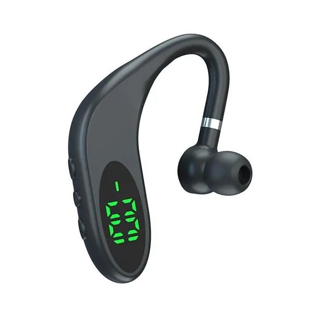  Business Earhook Bluetooth 5.0 Headset Waterproof Sport Stereo In Ear Headphone Long Battery Life Bluetooth Earphones Noise Reduction Wireless Earbuds Hands-Free Hanging Headset for Running Driving