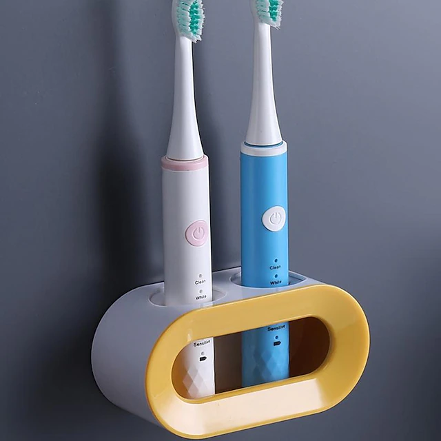 Wall Mounted Electric Toothbrush Holder, Toothbrush Rack, Toothbrush ...