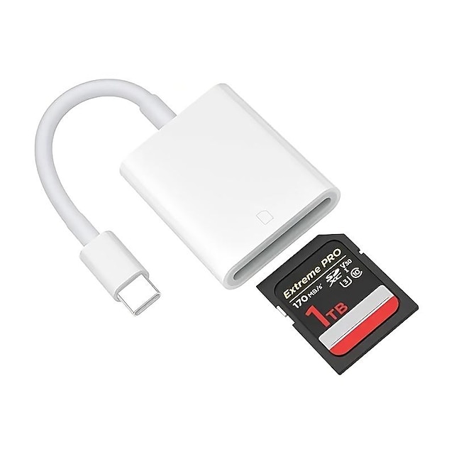  SD Card Reader,USB C Memroy Card Reader Trail Camera Viewer For Android Type C OTG Device Portable SD Card Adapter For MacBook Air/Pro M1 IPad Pro Samsung S23 S22 S21 Ultra
