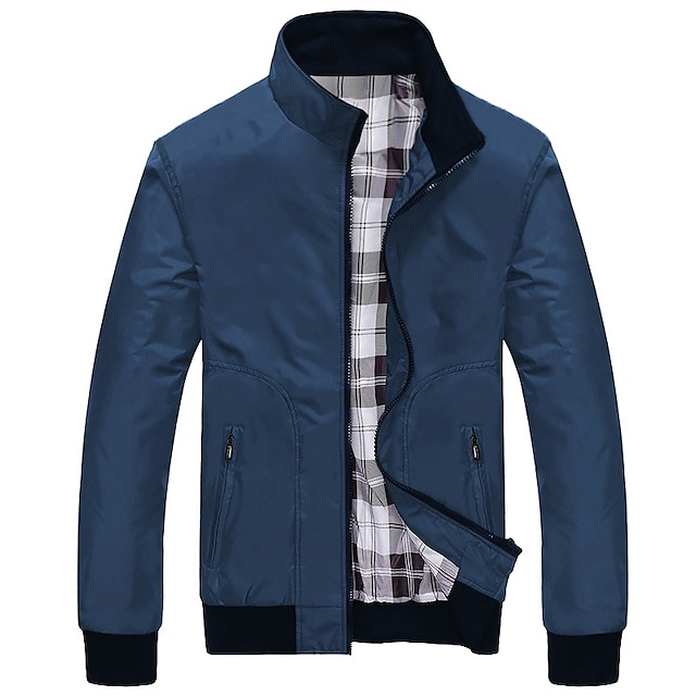 Men's Lightweight Jacket Summer Jacket Bomber Jacket Daily Wear