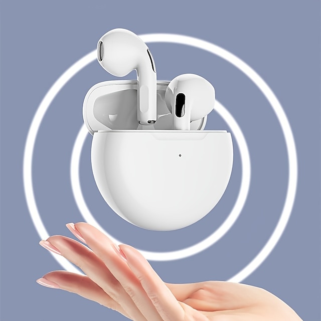  PRO6 Écouteurs sans fil TWS Casques oreillette bluetooth Dans l'oreille Bluetooth 5.1 Stéréo Avec boîte de recharge Contrôle tactile intelligent pour Apple Samsung Huawei Xiaomi MI Zumba Usage