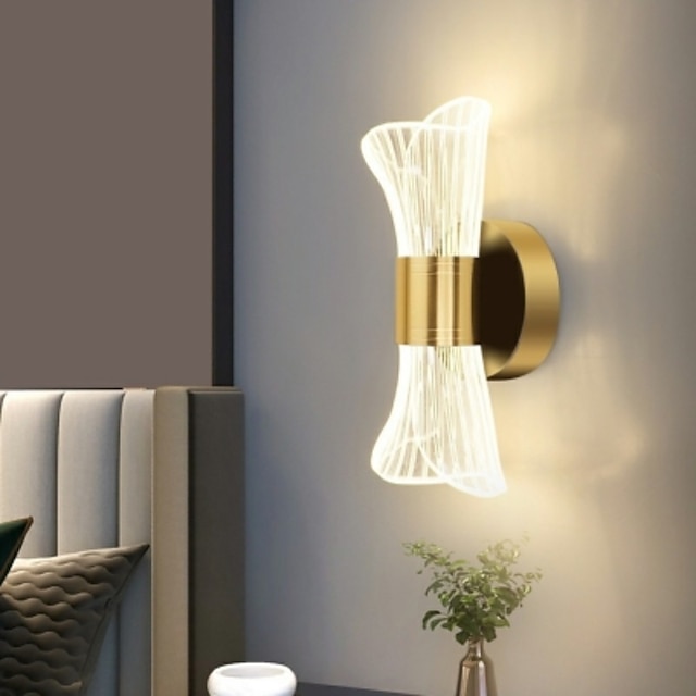  beltéri fali lámpa led réz szabályozható nappali hálószoba fém fali lámpák 3000k e26 fali lámpatestek hálószoba fürdőszobába