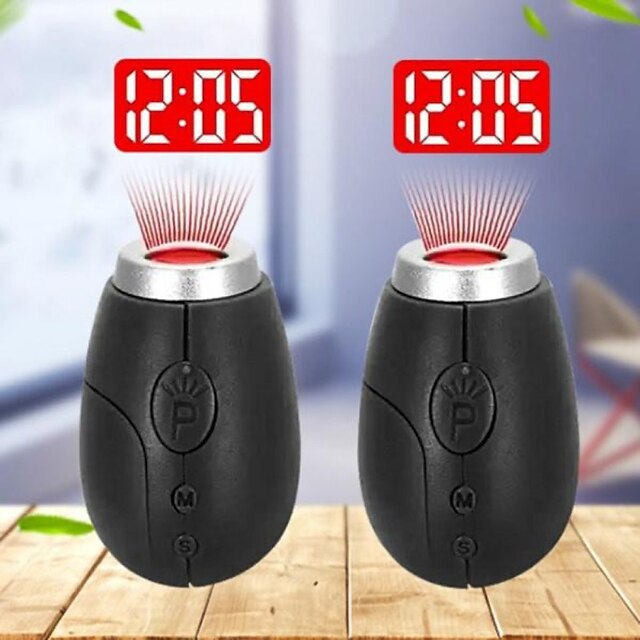 Digital Projection Clock LED Portable Clocks Mini Clock With Time Projection Digital Watch Night