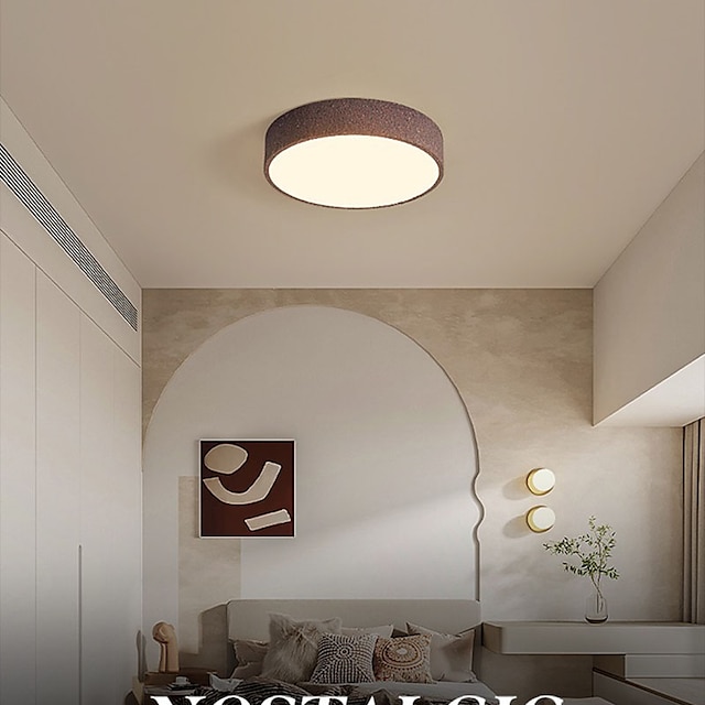  LED Ceilling Light Dimmable Flush Mount Ceiling Light 30cm Resin LED Ceiling Light Modern Round Ceiling Light Ceiling Lamp for Living Room Corridor