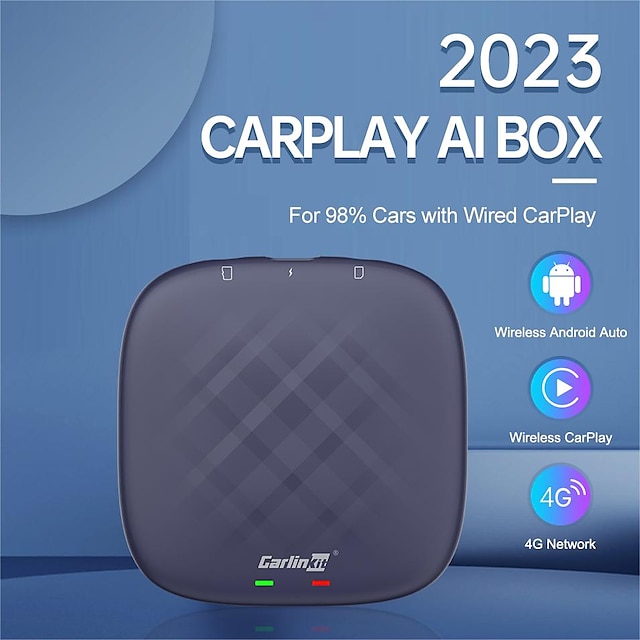  carlinkit carplay ai ボックス ミニワイヤレス carplay android auto qcm6125 android 13.0 carplay ストリーミングボックス iptv netflix 64 グラム 128 グラム