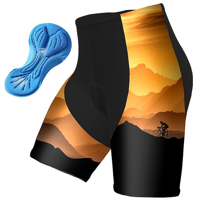 21Grams Men's Cycling Shorts Bike Padded Shorts / Chamois Bottoms