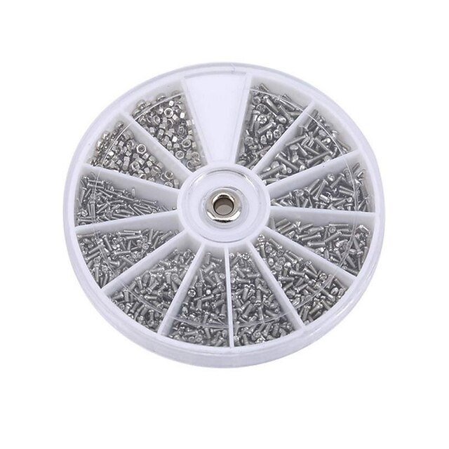 Small Screws Assortment Kit, 1000pcs Miniature and Screws with