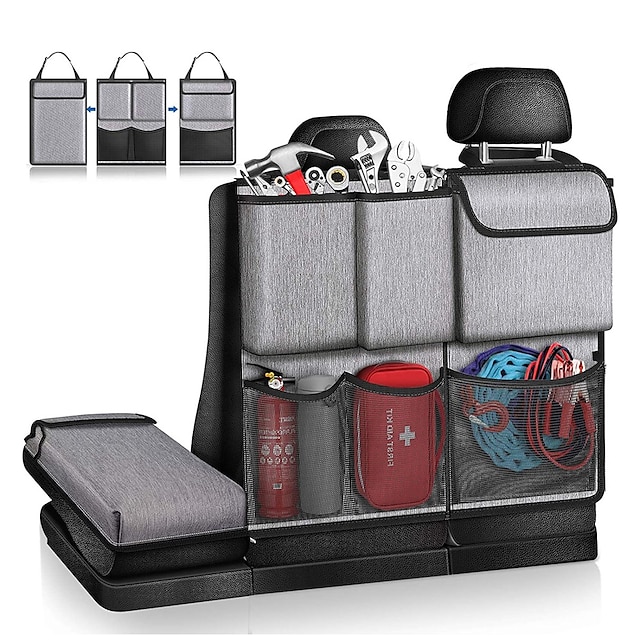  Auto-Aufbewahrungs-Organisator Auto-Kofferraumtasche universelle große Kapazität Rücksitz-Aufbewahrungstasche Frachthalter-Taschen-Organisatoren universell