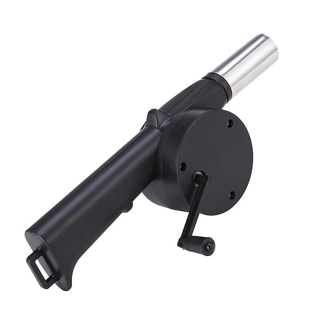  BBQ Fan, Air Blower, Fast Fire Starter, Portable Manual Hand Crank Bellows For Outdoor Picnic Camping Cooking, Barbecue Charcoal Grills Accessories