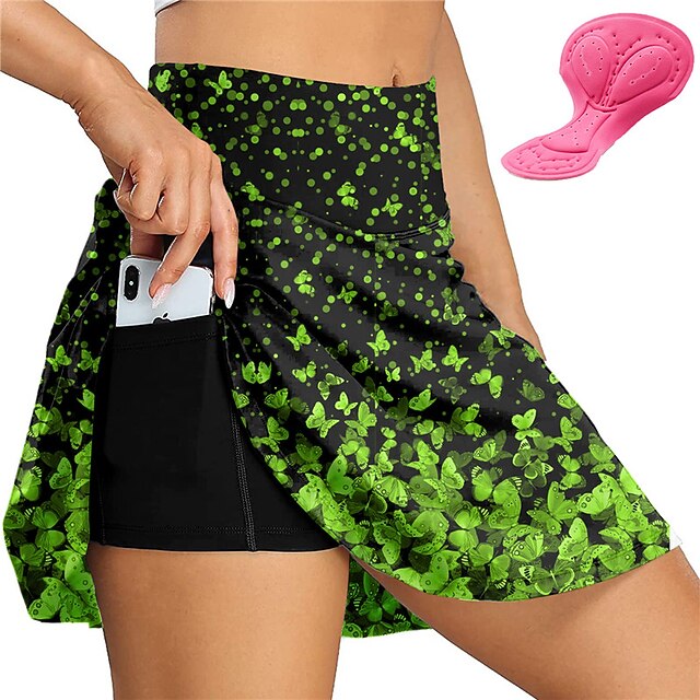 Women's Cycling Skort Skirt Bike Skirt Bottoms Race Fit Mountain Bike