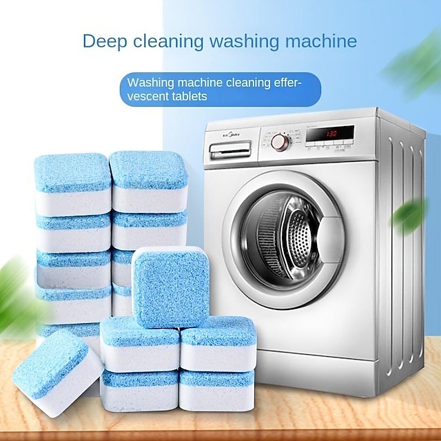  Nettoyant pour machine à laver 12 pièces, lave-linge