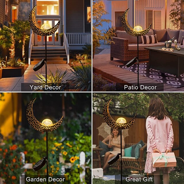 5,41 Piedi di Luci a Stringa con Luna Stella Luce del Ramadan Decorazione Luci di Eid Mubarak Luci a LED del Ramadan Decorativo Lanterna di Ramadan per Casa Dentro Fuori Patio Giardino