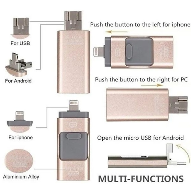 otg usb flash disk pro iphone ipad ipod mobilní usb flash disk usb