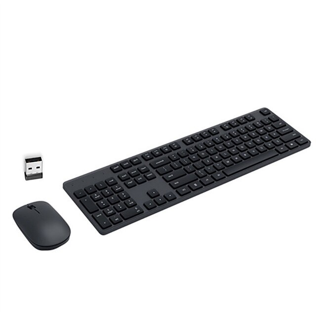  Original Xiaomi Wireless Keyboard & Mouse Set 104 keys Keyboard 2.4 GHz USB Receiver Mouse for PC Windows 10