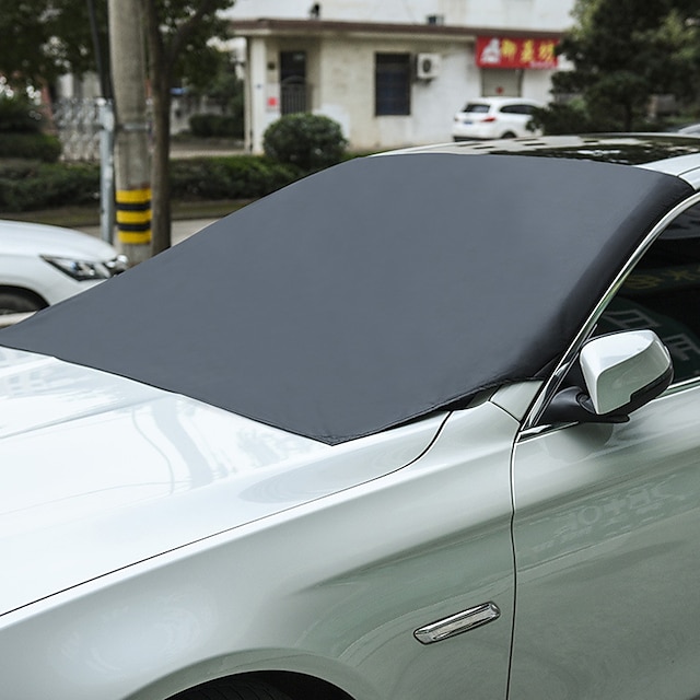  Automobile Magnetic Sunshade Cover Car Windshield Sun Shade Waterproof Protector Cover Car Front Windscreen Cover Four Seasons
