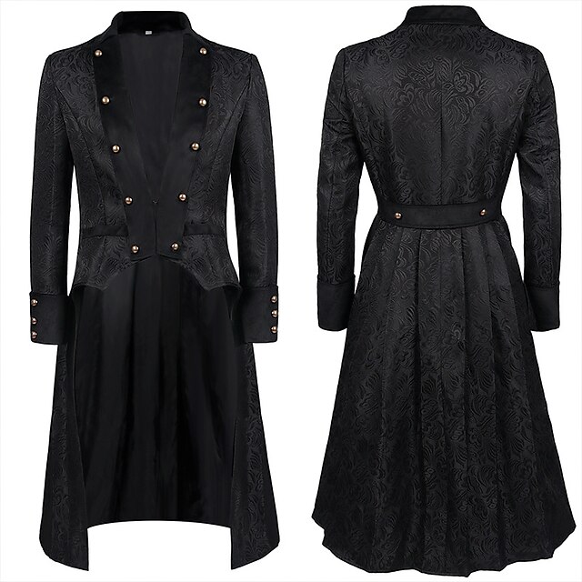 Plague Doctor Punk & Gothic Medieval Steampunk 17th Century Coat Tuxedo ...