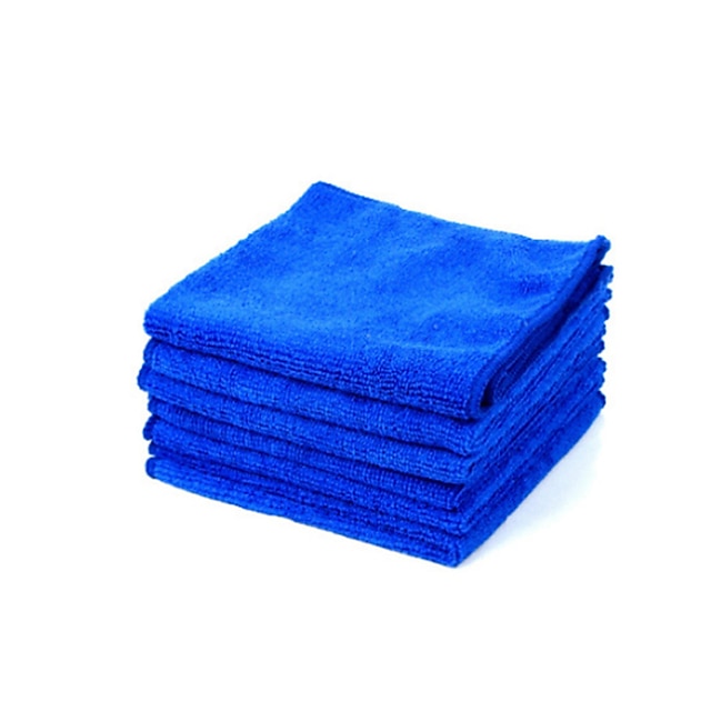  5pcs Microfibre Cleaning Auto Soft Cloth Washing Cloth Towel Drying Duster Car Care Cloth Home Cleaning Micro Fiber Towels