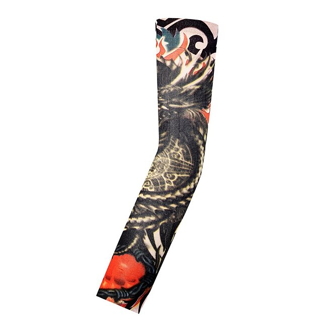 Flower Arm Tattoo Sleeve Seamless Outdoor Riding Tattoo Sun Protection