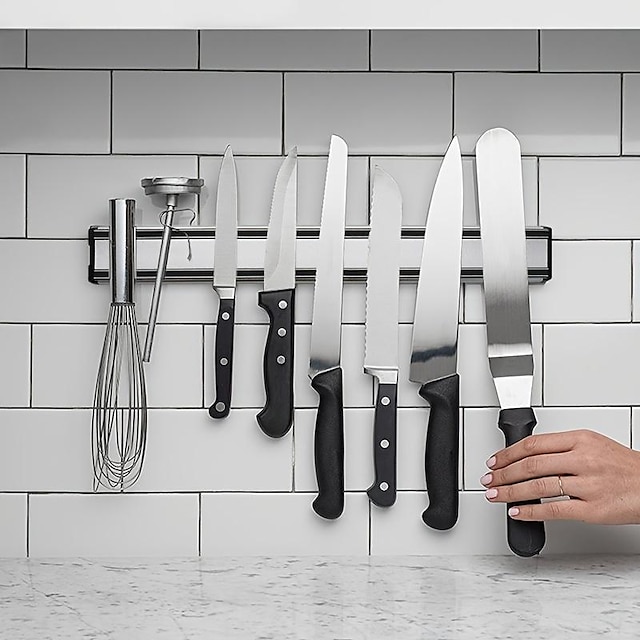  جودة عالية مع الفولاذ المقاوم للصدأ حامل السكين أدوات المطبخ الحديثة مطبخ تخزين 1 pcs