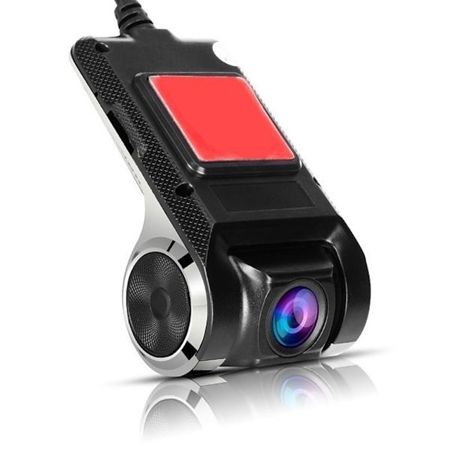  1080P Nowy design / Bezprzewodowy / Uruchom automatyczne nagrywanie Rejestrator samochodowy 170 stopni Szeroki kąt CCD Brak ekranu (wyjście przez APP) LCD Dash Cam z GPS / Nocna wizja / ADAS 4 diody