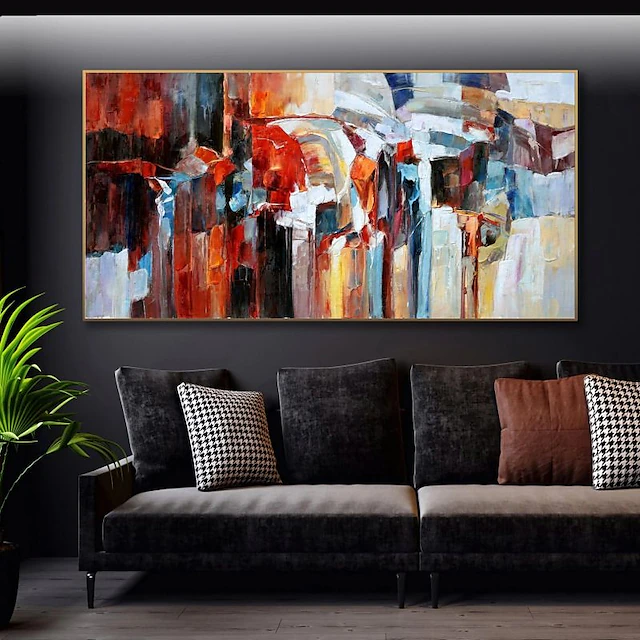 Handmade Oil Painting Canvas Wall Art Decoration Modern Abstract for ...