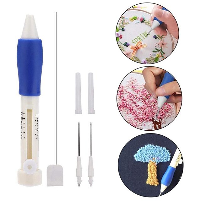 Magic Embroidery Pen Punch Needles, Magic Embroidery Pen Set Punch