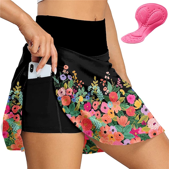 Women's Cycling Skort Skirt Bike Skirt Bottoms Race Fit Mountain Bike