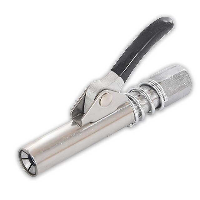 Grease Gun Coupler With Locking Tip Quick Connect Compatible With All