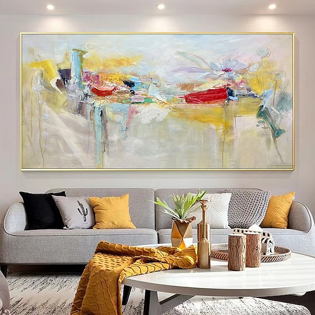  Handmade Oil Painting Canvas Wall Art Decoration Modern Abstract for Home Decor Rolled Frameless Unstretched Painting