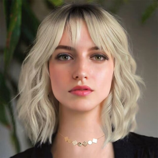 Parrucche Corte E Ricce Per Donne Parrucca Afro Riccia, C