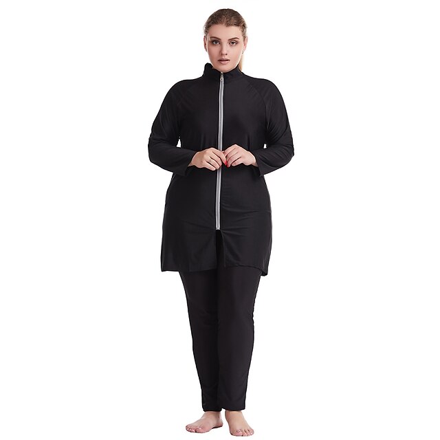  Arabian Muslim Adults Women's Religious Saudi Arabic Swimwear Swimsuits For Spandex Chinlon Ramadan Top Pants Headpiece