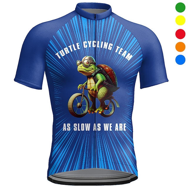  21Grams Homens Camisa para Ciclismo Manga Curta Moto Blusas com 3 bolsos traseiros Ciclismo de Montanha Ciclismo de Estrada Respirável Pavio Humido Secagem Rápida Tiras Refletoras Preto Vermelho Azul