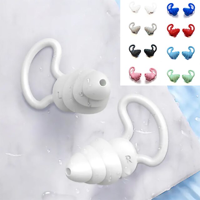  Nose Clips Silicone Waterproof Soft Comfortable Swimming Diving for Adults 3pcs