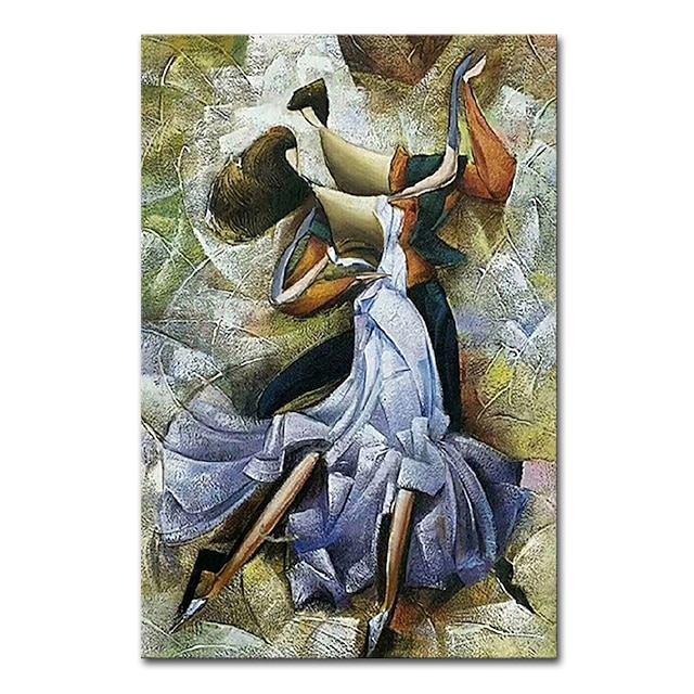  ミンチュラ手作り抽象フィギュア油絵キャンバス壁アート装飾現代抽象画家の装飾のためのロールフレームレス未延伸絵画