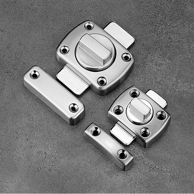 Home Security Door Lock Rotate Bolt Latch Gate Latches Door Slide Lock