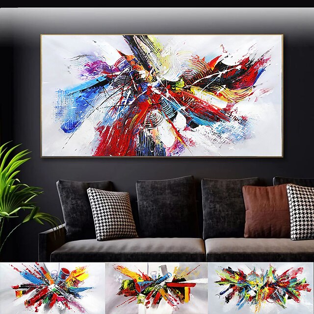 Handmade Oil Painting Canvas Wall Art Decoration Modern Abstract for