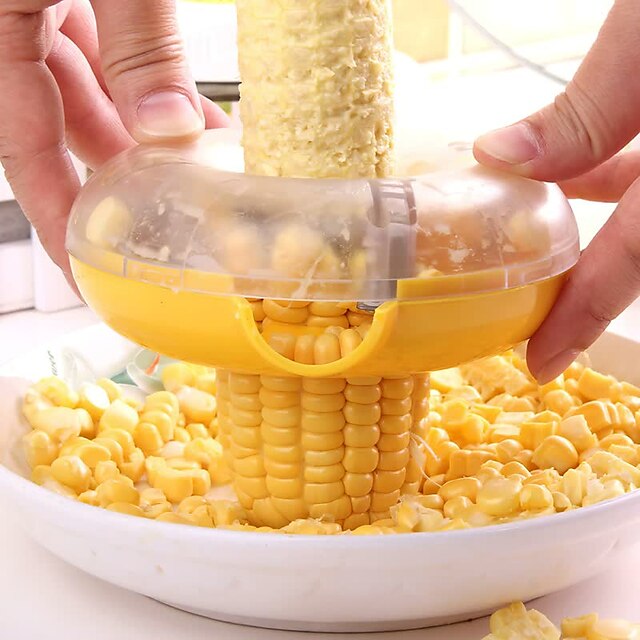  corn cutter kitchen tool corn stripper corn stripping tool one-step kerneler cutter corn dunschiller dorsmachine cob stripper remover handleiding maïs dorsen voor verse maïs