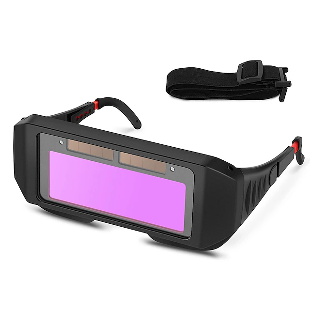 Solar Auto Darkening Welding Goggles Welder Glasses Safety Protective Welder Mask Helmet With Adjustable Shade Eyes Goggles Mask Anti-Flog Goggles 11